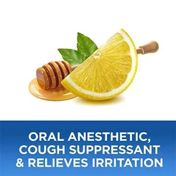 Sucrets Honey Lemon Lozenges for Sore Throat Relief 18 Count