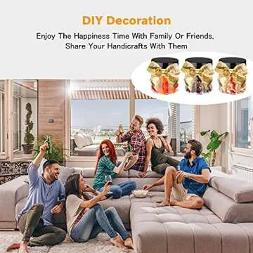 Hajoyful Plastic Storage Jars Airtight Clear 24 Pack 8oz 14oz