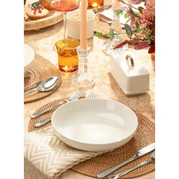 Sweese Pasta Bowls Set of 6 - Microwave Dishwasher Safe