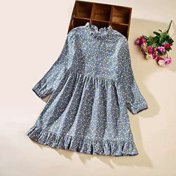 Toddler Girls Floral Cotton Dress for Every Occasion