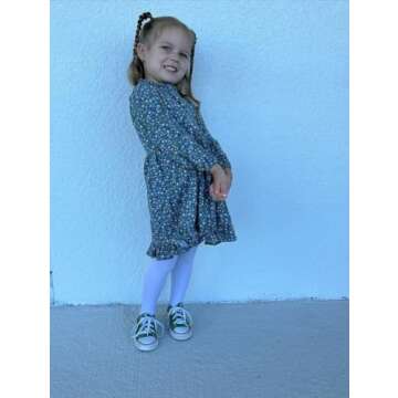 Toddler Girls Floral Cotton Dress for Every Occasion