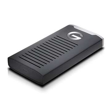G-Technology 2TB G-DRIVE mobile SSD Durable Portable External Storage - USB-C (USB 3.1), Up to 560 M...
