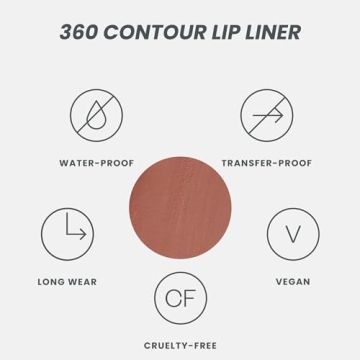 Wonderskin 360 Contour Lip Liner - Long Lasting & Waterproof