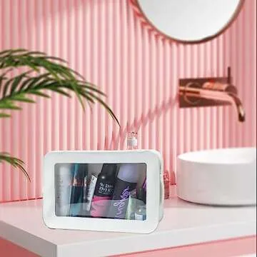 Valentine's Day Gifts Clear Makeup Bag Small, TSA Approved Portable Toiletry Bag with Zipper Cosmetic Travel Bag Makeup Organizer Case Mini Makeup Pouch for Purse Car Organizer Bag for Women Men