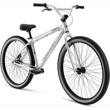 Mongoose Hooligan AL Adult, Fat Tire BMX Bike, Lightweight Aluminum Frame, Multiple Speed Options, Disc Brakes