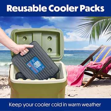 Cooler Shock Ice Packs - Ultimate Reusable Chill Solution