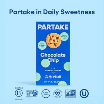 Partake Foods Crunchy Chocolate Chip Cookies - 5.5oz