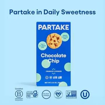 Partake Foods Crunchy Chocolate Chip Cookies - 5.5oz