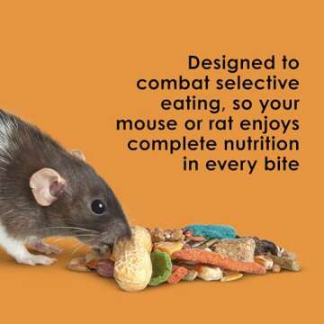 Nutritious Kaytee Fiesta Mouse & Rat Food - 4.5 lbs