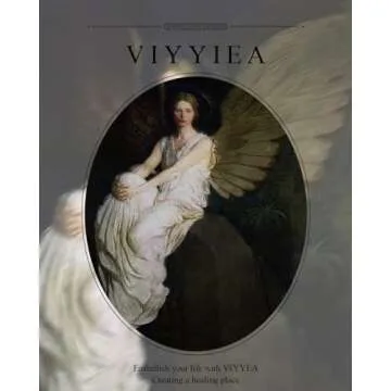 VIYYIEA Gold Framed Wall Art Canvas Print Home Decor Stevenson Angel Wall Prints Vintage America Country Memorial Classical Oil Painting Decorative for Living Room Bedroom Office Wall Decor 13x16in