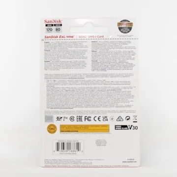 SanDisk 64GB Extreme SDXC Card - Fast & Reliable Storage