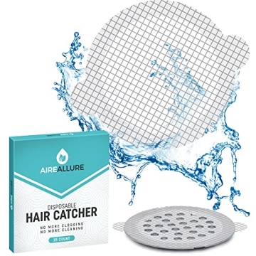Aire Allure Hair Catcher - 25 Pack for Clean Drains