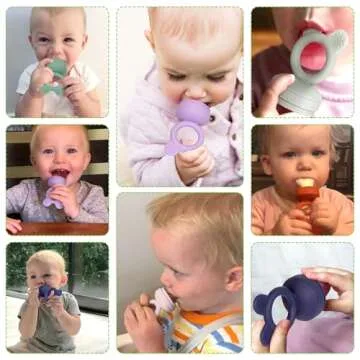 Bessentials Baby Food Feeder - Safe Self Feeding for Babies