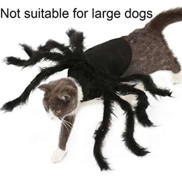 Spider Costume for Halloween Party Decoration, Cosplay Costumes for Small Dogs and Cat, Puppy Dress ...