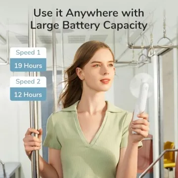 JISULIFE 3 IN 1 Handheld Mini Fan for Summer Coolness