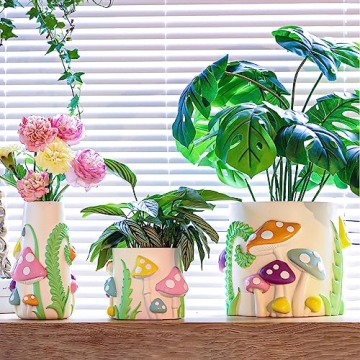 GUGUGO Unique Pastel Flower Vase - Eclectic Home Decor