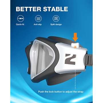 ZIONOR Swim Goggles, G1 SE Swimming Goggles Anti-fog for Adult Men Women (A0-Clear Lens Black White Frame)