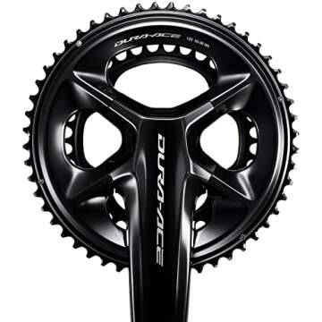 SHIMANO Dura-Ace FC-R9200 Crankset Black 172.5mm 52-36T Performance Crankset