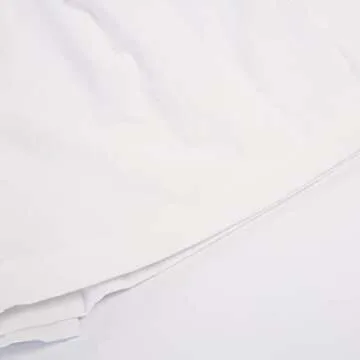 Ladies High Waisted Wide Leg Shorts Summer Linen Shorts Bermuda Shorts (White,L)