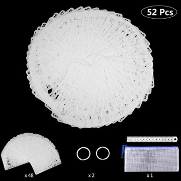 48 Versatile Plastic Bullet Stencils for Artistry