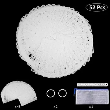 48 Versatile Plastic Bullet Stencils for Artistry