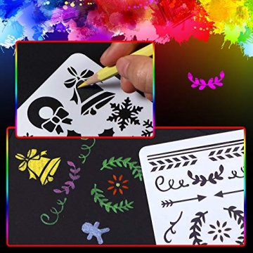 48 Versatile Plastic Bullet Stencils for Artistry