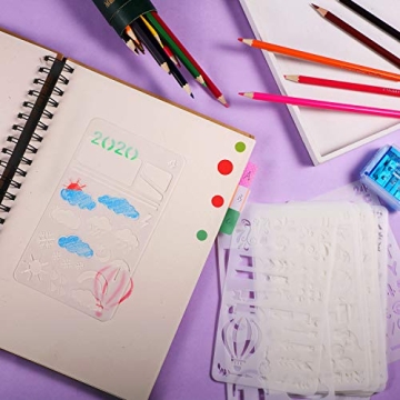 48 Versatile Plastic Bullet Stencils for Artistry