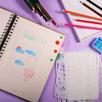 48 Versatile Plastic Bullet Stencils for Artistry