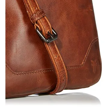 Frye Melissa Swing Pack Zip Crossbody Bag in Cognac
