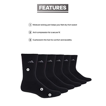 Adidas Women's Cushioned Crew Socks for Comfort and Style