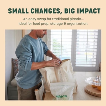 Compostable Zipseal Gallon Bags - 50 Pack BPA-Free