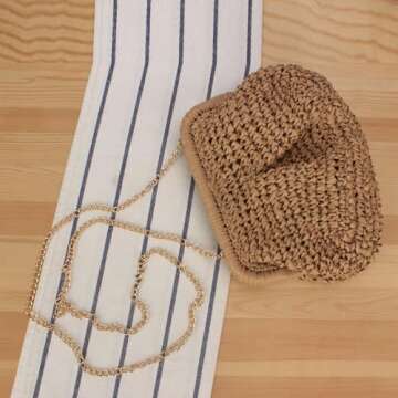 Shop Kseymeir Straw Clutch Purse for Women - Summer Chic
