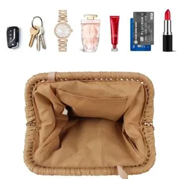 Shop Kseymeir Straw Clutch Purse for Women - Summer Chic