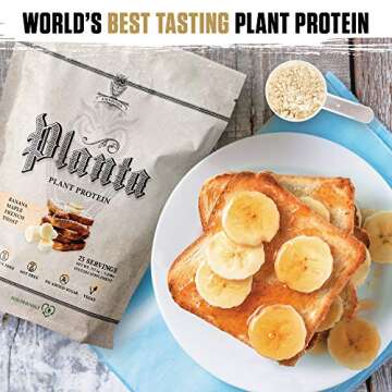 Ambrosia Planta - Premium Organic Plant-Based Protein | Vegan & Keto Friendly | Gourmet Flavors with...