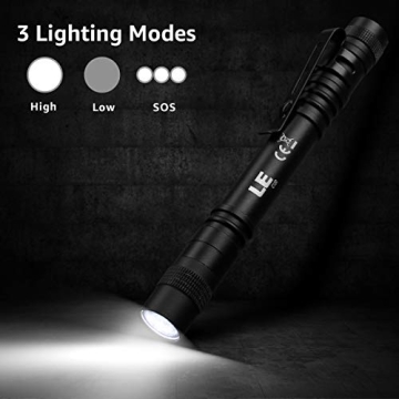 LE LED Mini Pen Flashlights for Emergency Work