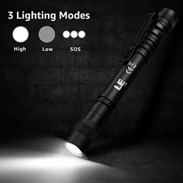 LE LED Mini Pen Flashlights for Emergency Work