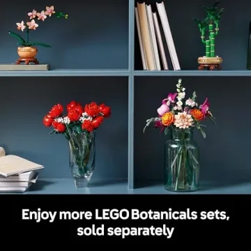 LEGO Botanicals Pretty Pink Flower Bouquet DIY Home Decor