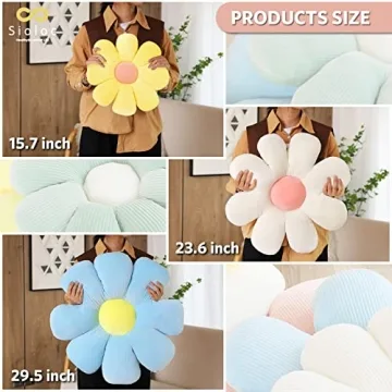Sioloc Flower Pillow - Plush Decorative Comfort for All Ages