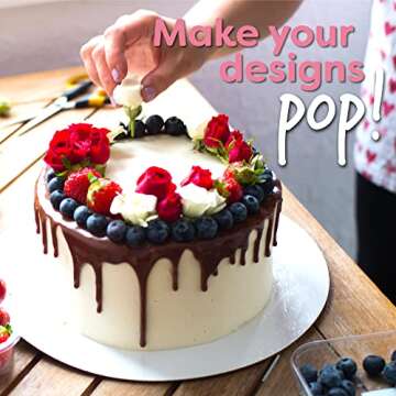 White Cake Boards Round | 48 Pack – 8 Inch | Cardboard Cake Rounds Circles | Disposable Cake Platter Board Base Tray | Cake Decorating Supplies | Cake Plate Accessories