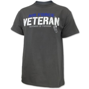 Air Force Men's Veteran Defender T-Shirt - Comfy & Stylish Grey Tee