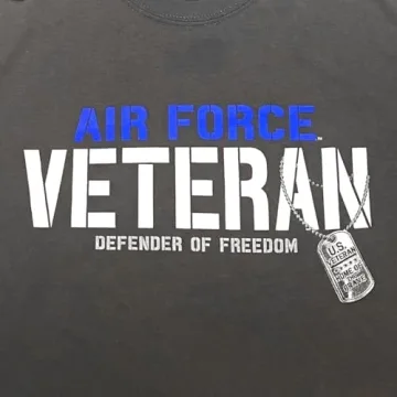 Air Force Men's Veteran Defender T-Shirt in Grey