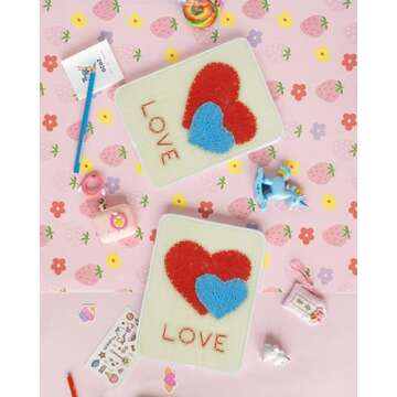 BAZIMA DIY String Art Kit for Beginner, DIY Cordate Craft Kit,Unique Gift,Craft Kit for Holidays