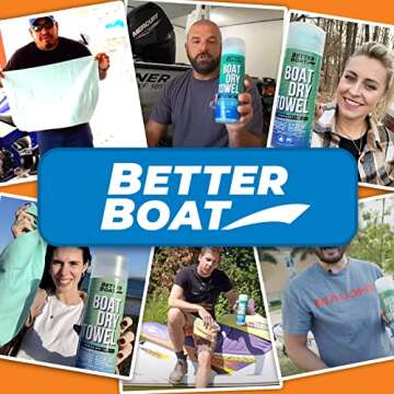 Super Absorbent Towels, Synthetic Chamois Cloth for Car and Boat Drying, Smooth Cooling Towel, Marine Grade Cleaning Supplies, PVA Shammy Dry Towel 1 Pack