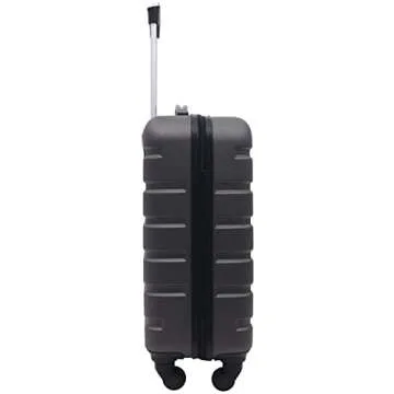 Wrangler Hardside Spinner Carry-On Luggage 22-Inch Charcoal