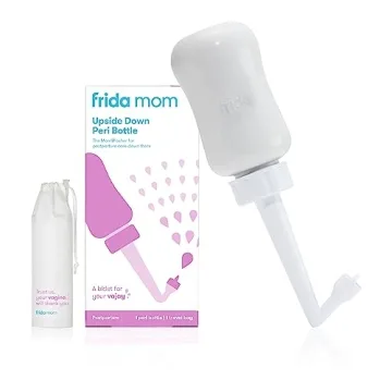 Frida Mom Upside Down Peri Bottle for Postpartum Care, Portable Bidet Perineal Cleansing and Recover...