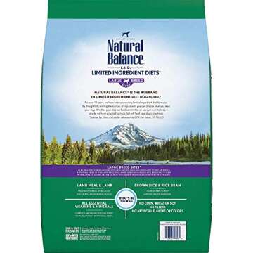 Natural Balance Dry Dog Food Limited Ingredient for Large Breeds