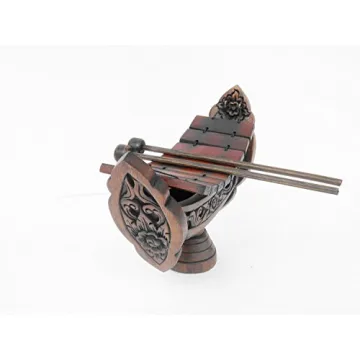 GABUR Thai Traditional Teakwood Wooden Xylophone 8 Bars