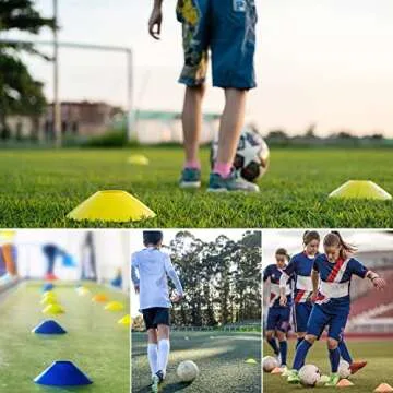 FGBNM Agility Soccer Cones - 25 Pack for Effective Training