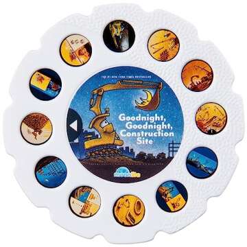 Moonlite - Goodnight, Goodnight, Construction Site Story Reel for Moonlite Storybook Projector, for Ages 3 and Up
