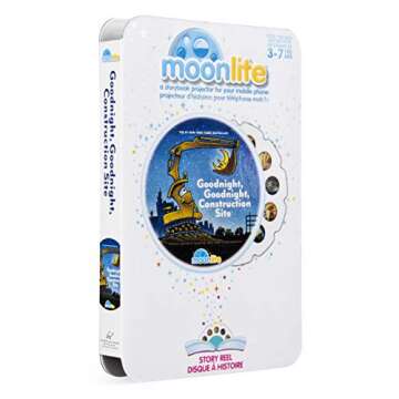 Moonlite - Goodnight, Goodnight, Construction Site Story Reel for Moonlite Storybook Projector, for Ages 3 and Up